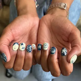 ショート 小川 柚香のネイルデザイン