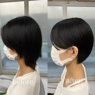 ショート 【くせ毛さんのお悩み 解決🍀】栗橋のヘアスタイル