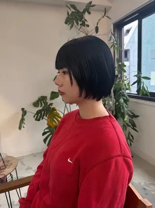 ショート カラー FavyS「フェイヴィーズ」所属・竹中 彩音のヘアスタイル
