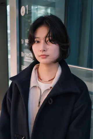 ショート パーマ GRIP/マンツー マンサロンのヘアスタイル