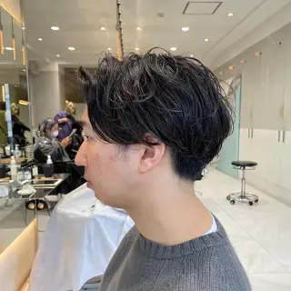 パーマ メンズ 艶感/ナチュラル 🌿マアヤのヘアスタイル