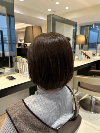 ショート カラー 小田切 栄司のヘアスタイル
