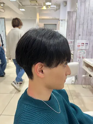 ショート メンズ 韓国風メンズ/毛流れ ヘアなら須田龍世のヘアスタイル