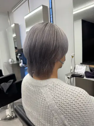 カラー メンズ ハイトーン/エクステ /韓国ヘアKENTAのヘアスタイル