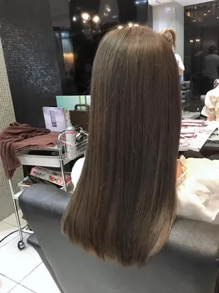 ロング カラー 女性リピ90%🍨 🩷佐藤みずきのヘアスタイル