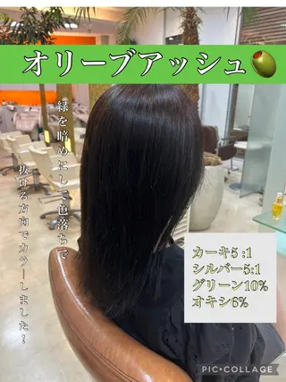 セミロング 丁寧な施術で、 朝が楽になる髪のヘアスタイル