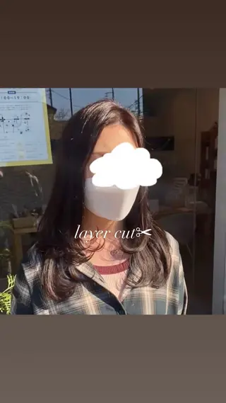 ロング 久貝 帆風のヘアスタイル