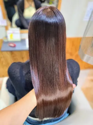 ロング カラー 髪質改善講師監修 ZEROのヘアスタイル