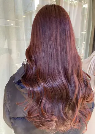 ロング カラー グレージュ/透明感/ 韓国ヘア/RISAのヘアスタイル
