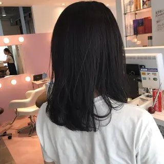 ミディアム 所渉/韓国レイヤー /ウルフカットのヘアスタイル