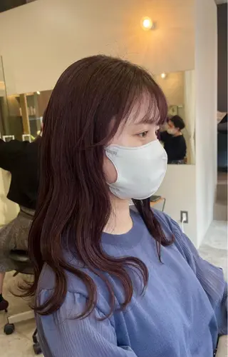 カラー Asumi/伏見 /ブリーチ/花屋併設のヘアスタイル