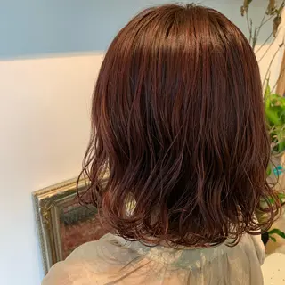 ミディアム カラー ヘアアレンジ 山崎 澪 レイヤーカット/大宮のヘアスタイル