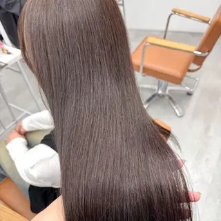 ロング カラー ヘアアレンジ ブリーチなしカラー /ベージュ/安形翔のヘアスタイル