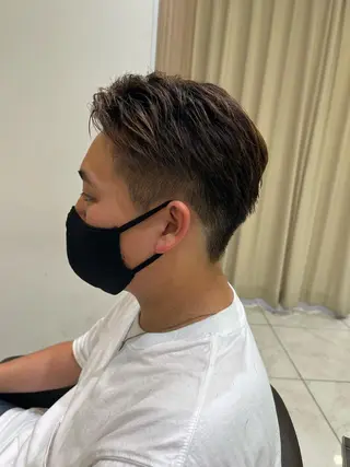 メンズ 顔周り/韓国レイヤー junkaのヘアスタイル