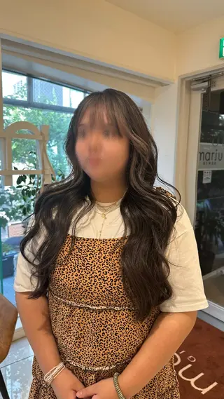 ロング カラー 🤍ハイライト/ レイヤー/銀座🤍のヘアスタイル