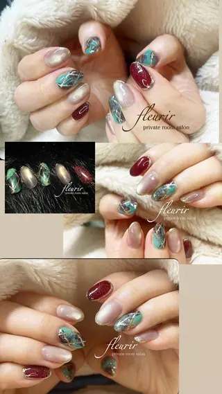 ネイル フルリール 【プライベートサロンのネイルデザイン