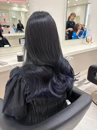 ミディアム カラー ヘアアレンジ 💟RINNA 艶カラー💟のヘアスタイル