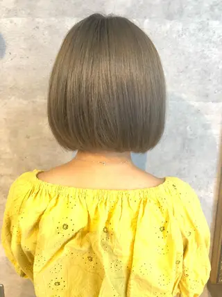 ショート カラー hair salon Glanzのヘアスタイル