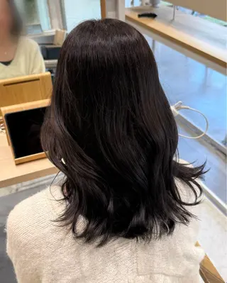 ミディアム カラー Lico所属・小川 楓華のヘアスタイル