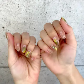 セミロング カラー パーマ ヘアアレンジ メンズ キッズ ネイル マツエク・マツパ アイブロウ Salon Ｋのネイルデザイン