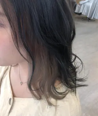 ミディアム ✨艶感/透け感✨Sherry所属・艶髪/ハイトーン Sherryのヘアスタイル