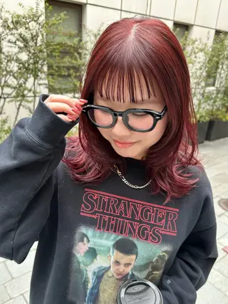 セミロング カラー レイヤーカット/艶髪 ✨💭KIRARIのヘアスタイル