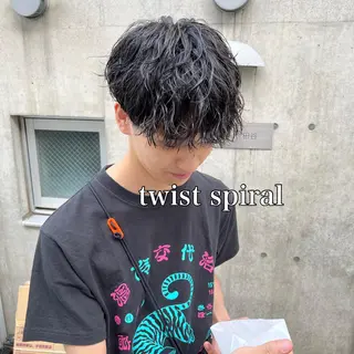 ショート パーマ ヘアアレンジ メンズ メンズパーマの達人 🌟川内絵人のヘアスタイル