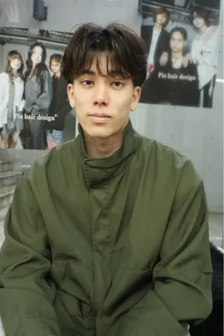 ショート パーマ メンズ Pia/KIRIA /福岡美容室のヘアスタイル