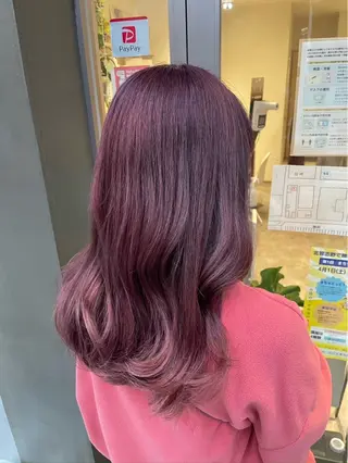 ロング カラー 越後 匡貴のヘアスタイル