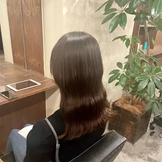 セミロング カラー theBRIDGE/ 神谷ゆうなのヘアスタイル