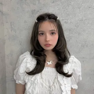 ロング ヘアアレンジ JUNSHIN🦋 ヘアセット／カラーのヘアスタイル