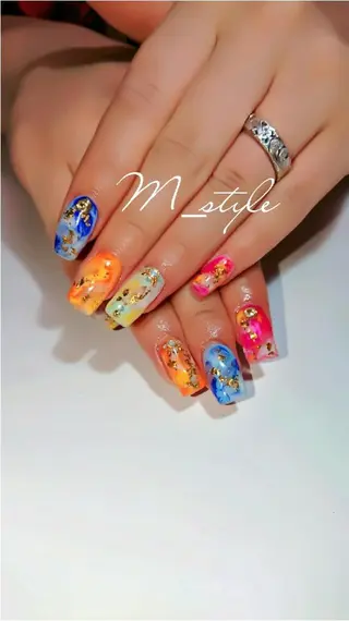 ネイル 下妻市ﾈｲﾙｻﾛﾝ M_styleのネイルデザイン