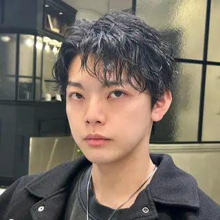 メンズ 池袋/韓国メンズヘア ❤️💙軸丸みうのヘアスタイル