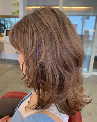 セミロング sea's所属・ヒラカホ/矢場町/ ブリーチ/似合わせのヘアスタイル