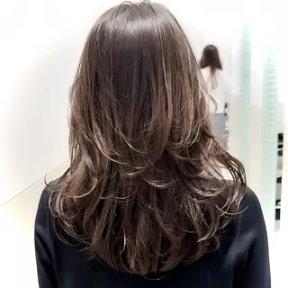 ロング SALOWIN 銀座Ray Ⅱ所属・縮毛矯正/レイヤー MUNEYOSHIのヘアスタイル