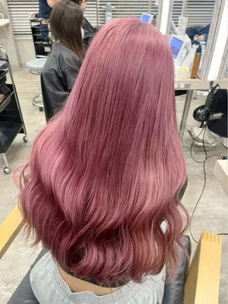 ロング カラー ブリーチカラー🐭♡ moeのヘアスタイル