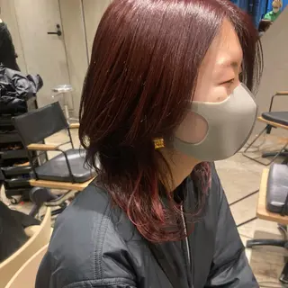 ミディアム カラー 🌈圧倒的デザイン力 内井省吾のヘアスタイル