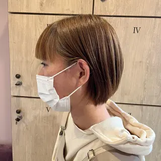 ショート フルールドソレイユ所属・♡ナナコ♡ レイヤー/艶髪のヘアスタイル