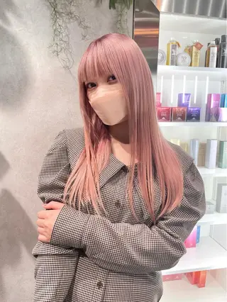 カラー スミレ /アレンジ /コーンロウ/メンズのヘアスタイル