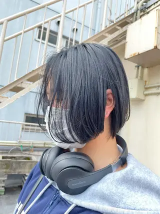 ショート カラー ボブ美容師 /馬場 翼のヘアスタイル