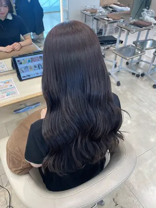 ロング カラー 透明感ワンカラー🎀 レイヤー/AOのヘアスタイル