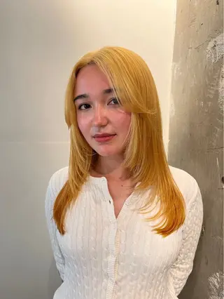 セミロング カラー ᗰIᖇᗩ☼ 𐦍 ☼ ᑎᗩIᒪのネイルデザイン