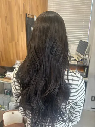 ロング 韓国ヘア ‎⟡.·KANA🐥のヘアスタイル