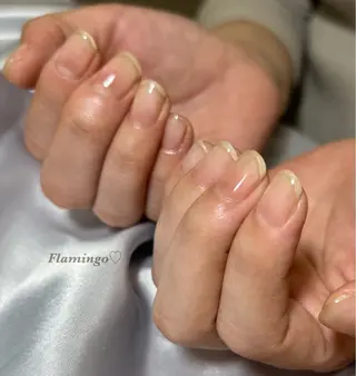 ネイル 40代からの爪に 優しい施術×自爪育成のネイルデザイン