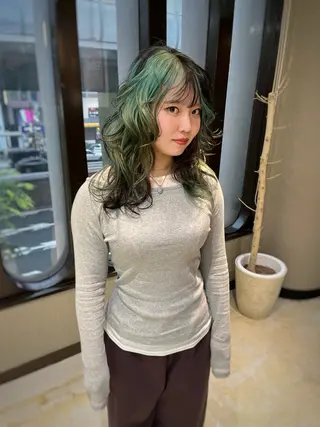 ロング カラー 💖艶髪ブリーチ髪質 改善💖ケンシンのヘアスタイル