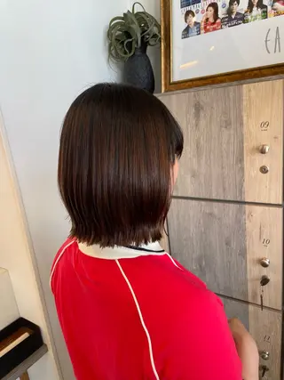 ショート EARTH/A与次郎店所属・EARTH✂️ 榎谷吏織のヘアスタイル