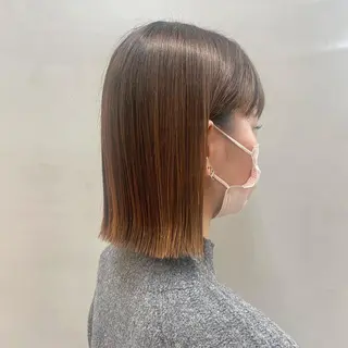 ショート Misaki /ボブ/縮毛矯正のヘアスタイル