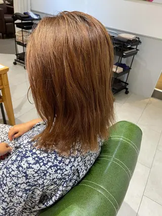 ミディアム カラー eins.hair所属・過去一の柔髪ヘア 🌿einshairのヘアスタイル