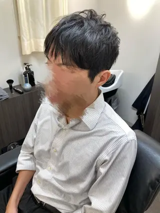 ショート メンズ trim渋谷店所属・徒歩3分ビジネスマン カット👦🏻うしだのヘアスタイル