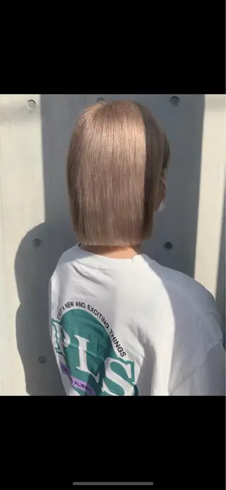 ショート HOODS hair salon所属・透明感カラー🌿ボブ ✨飛田　ケイのヘアスタイル